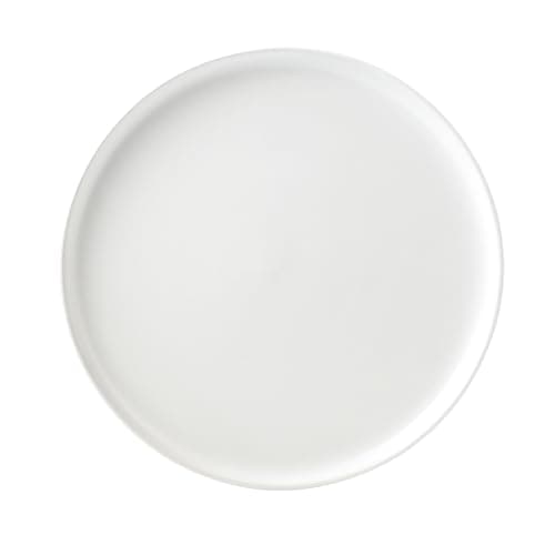 Lorren Home Trends 16-Piece White Stoneware Dinnerware Set, Microwave and Dishwasher Safe