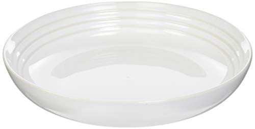 Le Creuset White Stoneware Pasta Bowl Set, 4 Pieces, 8.5" Each