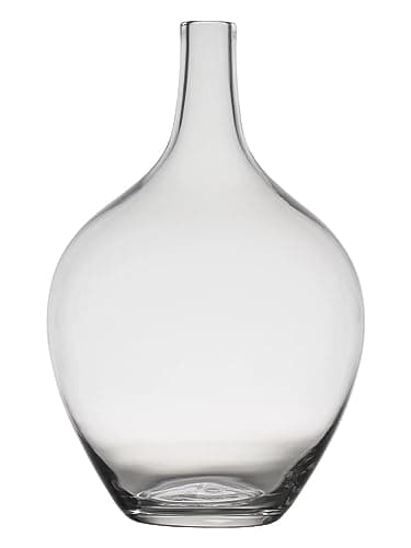 20" Clear Glass Vase for Pampas Grass & Home Decor