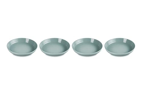 Le Creuset 8.5" Cerise Stoneware Pasta Bowl Set of 4 — Sea Salt