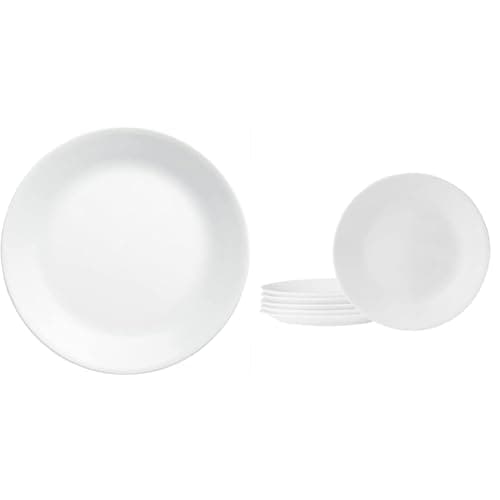 Corelle Vitrelle Timber Shadows 18-Piece Service for 6 Dinnerware Set — Winter Frost White