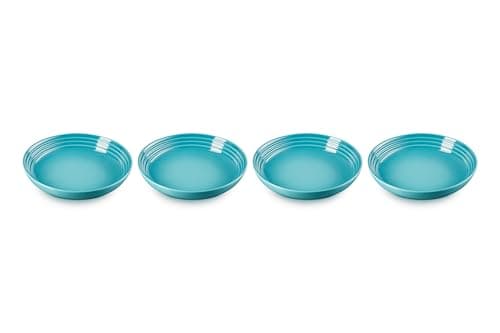 Le Creuset 8.5" Cerise Stoneware Pasta Bowl Set of 4 — Caribbean