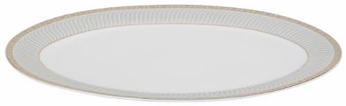 Lorren Home Trends 57-Piece Porcelain Dinnerware Set for 8, Alina-GD