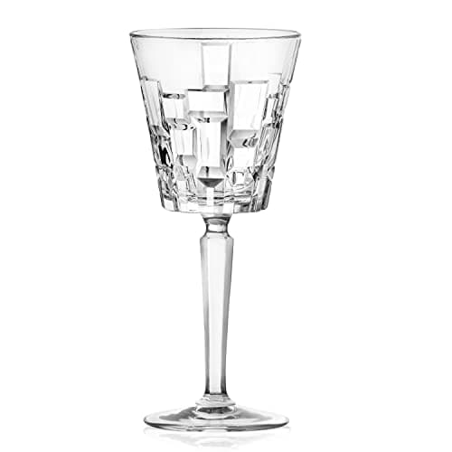 Lorren Home Trends Etna 6-Piece White Wine Glasses