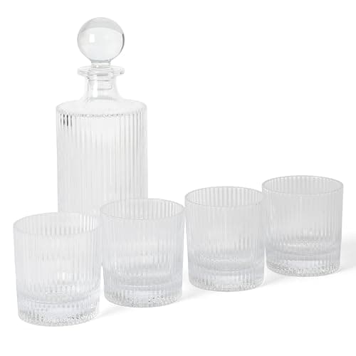 Martha Stewart Vivica Red Wine Glass Set - 20 OZ Stemmed 4 Pack — Clear (Glass)