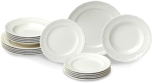 Villeroy & Boch Made in Germany 18-Piece White Dinnerware Set