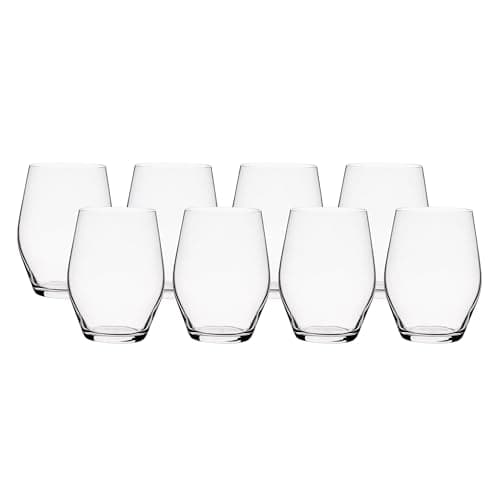 Anchor Hocking Sondria Red Wine Glasses, Set of 8, 21 Ounce — White