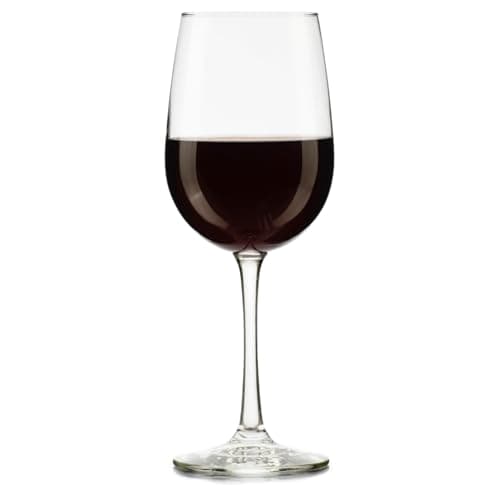 Elegant Libbey Vina Red Wine Glasses, 18.25 Oz Set of 6 for Weddings and More — All Purpose Wine, Stemmed