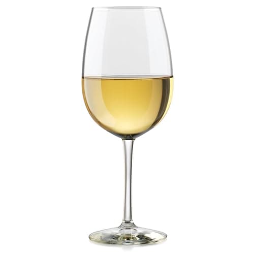 Elegant Libbey Vina Red Wine Glasses, 18.25 Oz Set of 6 for Weddings and More — Stemmed, Red Wine