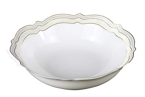Lorren Home Trends Charlotte Dinnerware Set, Gold