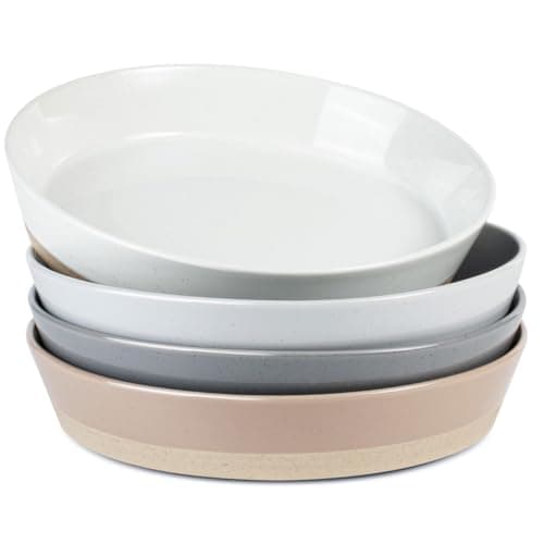 Famiware Saturn 4-Piece Pasta Bowls Set, White — Multicolor