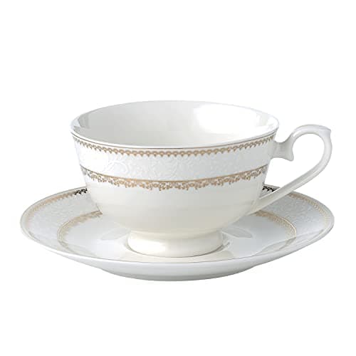 Wavy Gold Mix and Match Bone China Set for 8 by Lorren Home Trends