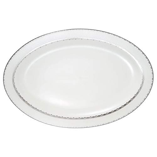 Lorren Home Trends La Luna 57-Piece Silver Embossed Dinnerware Set for 8