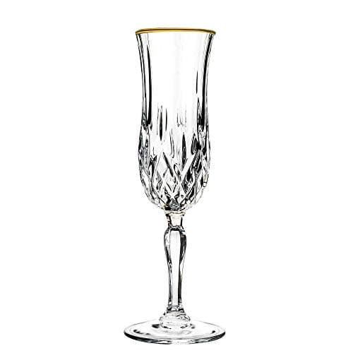 Lorren Home Trends LG6002 Flute, Gold Large