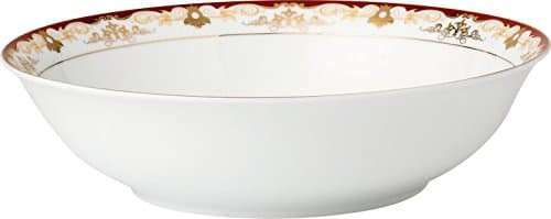 57 Piece 'Mabel' Bone China Dinnerware Set for 8 People - Burgundy