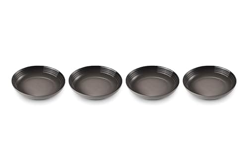 Le Creuset 8.5" Cerise Stoneware Pasta Bowl Set of 4 — Oyster