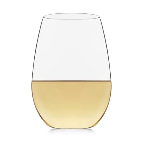 Libbey Signature Kentfield Curvature Wine Glass Set, Red & White, 4-Piece Gift Set — Kentfield Stemless White