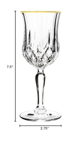 Lorren Home Trends LG6000 Medium Wine & Gold