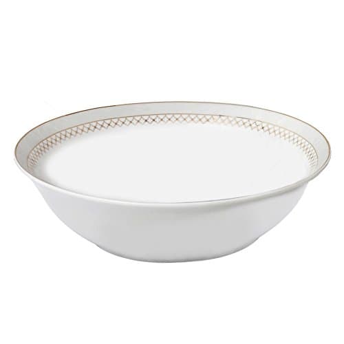 Gold Border Porcelain Dinnerware Set for 8 Pieces - Carlotta Mix & Match