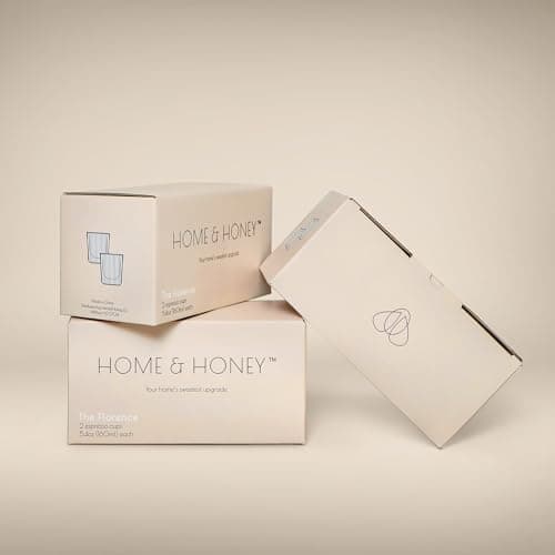 Insulated Glass Espresso Cups - Set of 2, 5.4oz