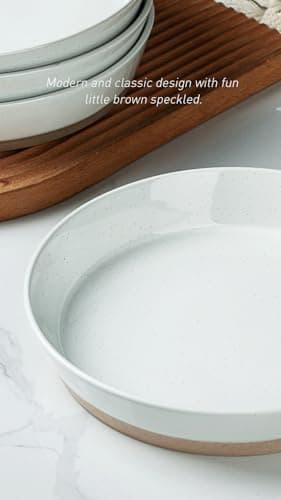 Famiware Saturn 4-Piece Pasta Bowls Set, White