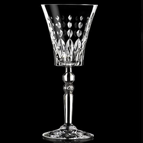 Refined and simplified title: Lorren Home Trends Marilyn Set of 6 White Wine Glasses
