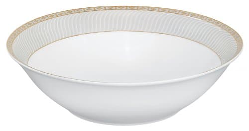 Lorren Home Trends 57-Piece Porcelain Dinnerware Set for 8, Alina-GD