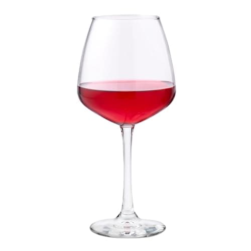 Elegant Libbey Vina Red Wine Glasses, 18.25 Oz Set of 6 for Weddings and More — Red Wine, Stemmed