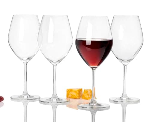 Anchor Hocking Sondria Red Wine Glasses, Set of 8, 21 Ounce