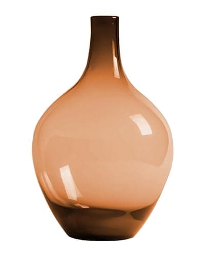 20" Clear Glass Vase for Pampas Grass & Home Decor — 20''caramel