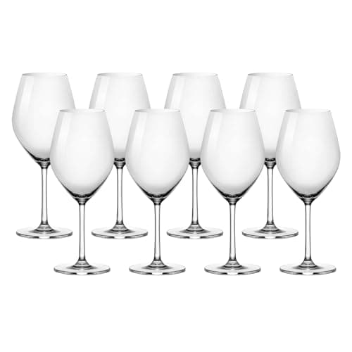 Anchor Hocking Sondria Red Wine Glasses, Set of 8, 21 Ounce