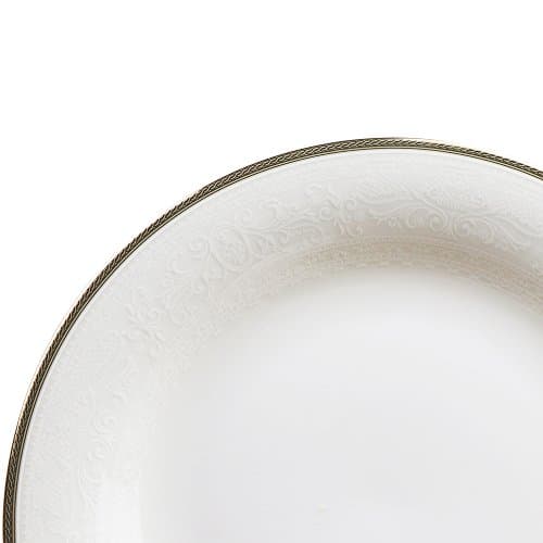 Lorren Home Trends Daisy-57 Bone China Dinnerware Set for 8