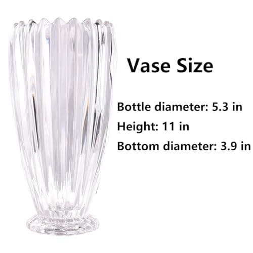 Handmade Crystal Vase for Home Decor, Wedding and Luxury Gifts