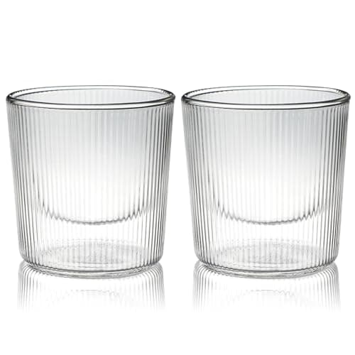 Insulated Glass Espresso Cups - Set of 2, 5.4oz