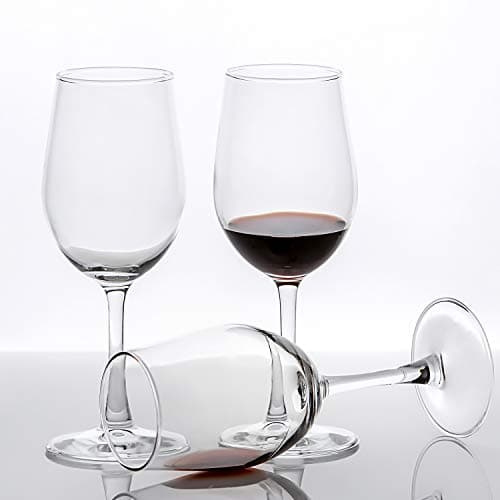 12-Ounce Classic Red/White Wine Glasses - UMI UMIZILI Party Set