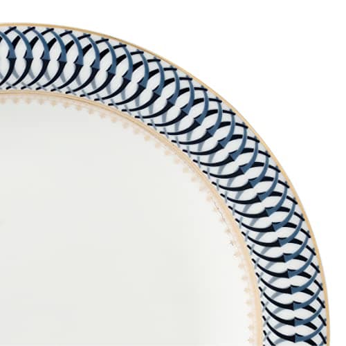 24-Piece Bone China Dinnerware Set, Service for 4 by Lorren Home Trends