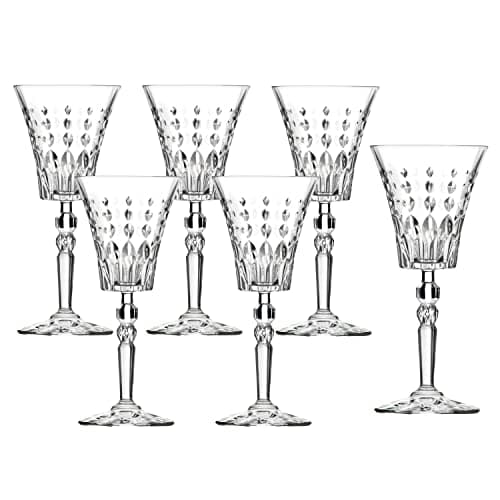 Lorren Home Trends Marilyn 6-Piece Red Wine Glasses