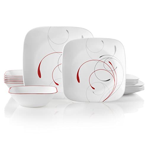 Corelle Vitrelle Timber Shadows 18-Piece Service for 6 Dinnerware Set — Splendor