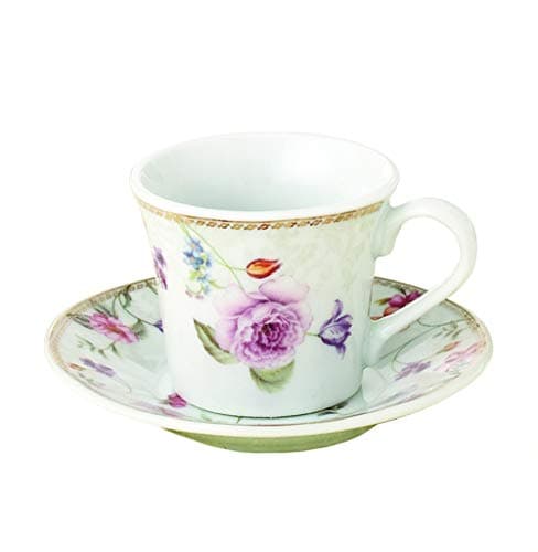 Lorren Home Trends Purple Cups and Saucers, One Size