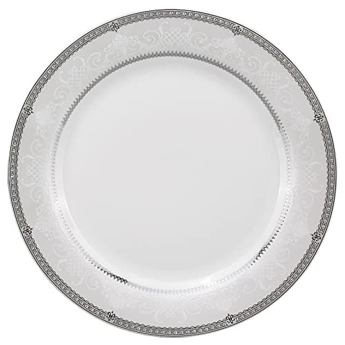Lorren Home Trend Ballo Dinner Set, Silver