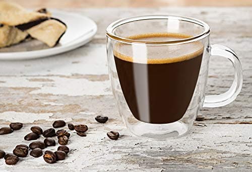 Double Wall Insulated Espresso Mugs (Set of 2) - 5.4-Ounces