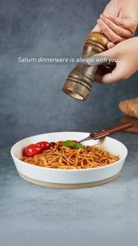 Famiware Saturn 4-Piece Pasta Bowls Set, White