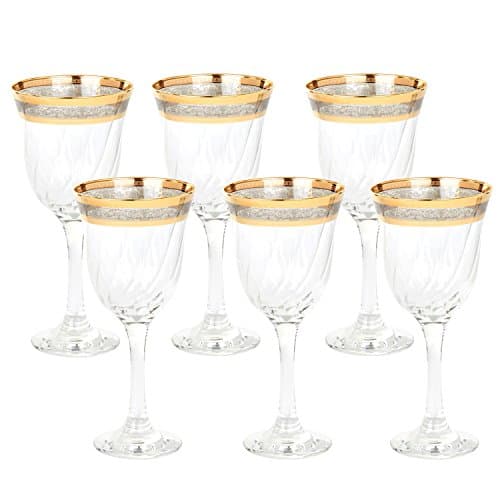 Melania Collection Multicolored Glass Set - Set of 6 — Smoke