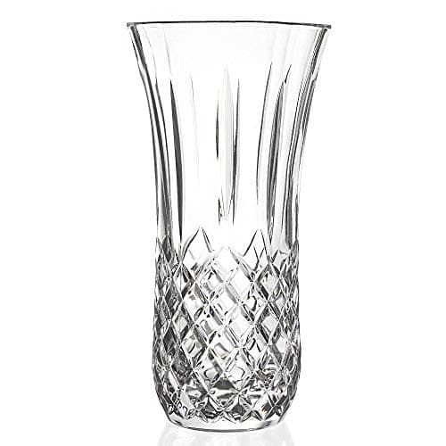 Lorren Home Trends 11.5 Vase from The RCR Opera Collection, Clear