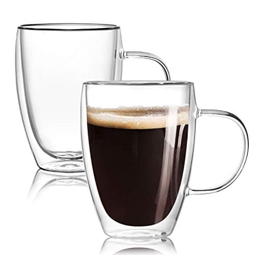 4-Pack 2.5 Oz Insulated Espresso Cups with Handle — 12oz-2Pack
