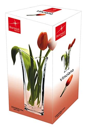 Bormioli Rocco Vinciana Flower Vase, Gift Boxed