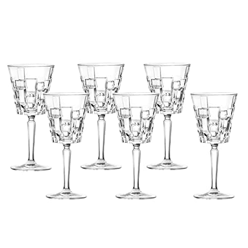 RCR by Lorren Home Trends Etna Set of 6 Red Wine Goblets