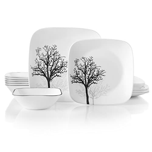 Corelle Vitrelle Timber Shadows 18-Piece Service for 6 Dinnerware Set