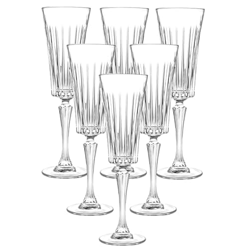 RCR Champagne Glasses for Home Trends (pack of 6)