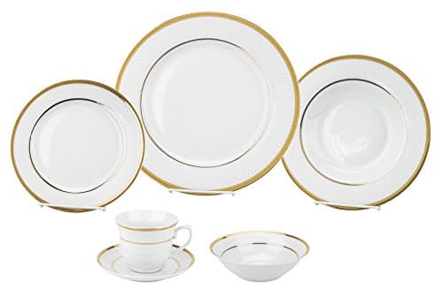Gold Dinnerware by Lorren Home Trends